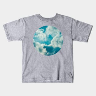 Vintage Clouds Photograph Kids T-Shirt